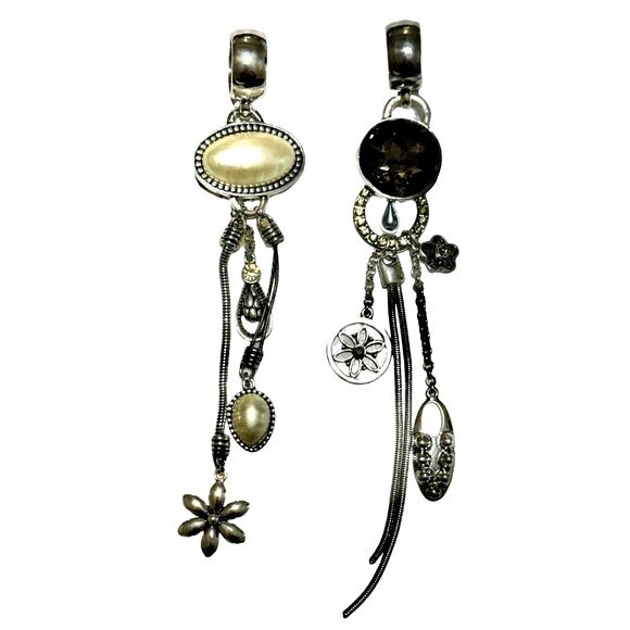 Isabellas Journey 6 Large Scarf Pendants Fashion Jewelry Necklace Slide NWT - Picture 10 of 13